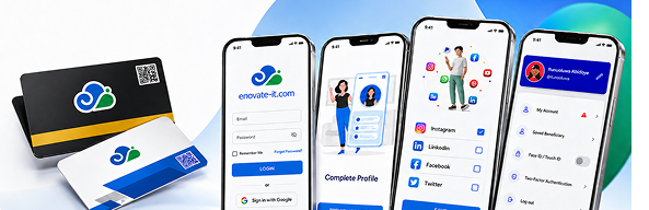 VCards digital business card dashboard